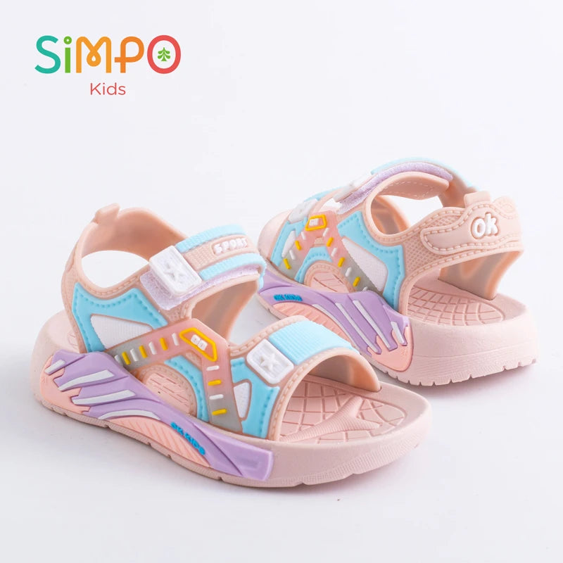 Summer Kids' Sandals Unisex Soft Bottom Casual Beach Shoes for Primary School Students Boys & Girls