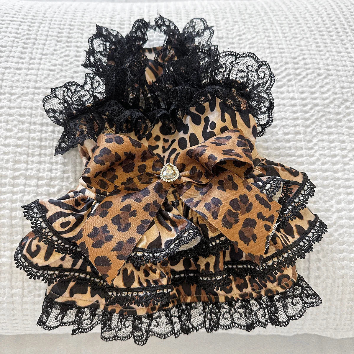Leopard Clothes For Puppies Clothing For Dog And Cat Small Breed Dress Chihuahua Yorkshire Pet Animal Female Summer Doggie Wear