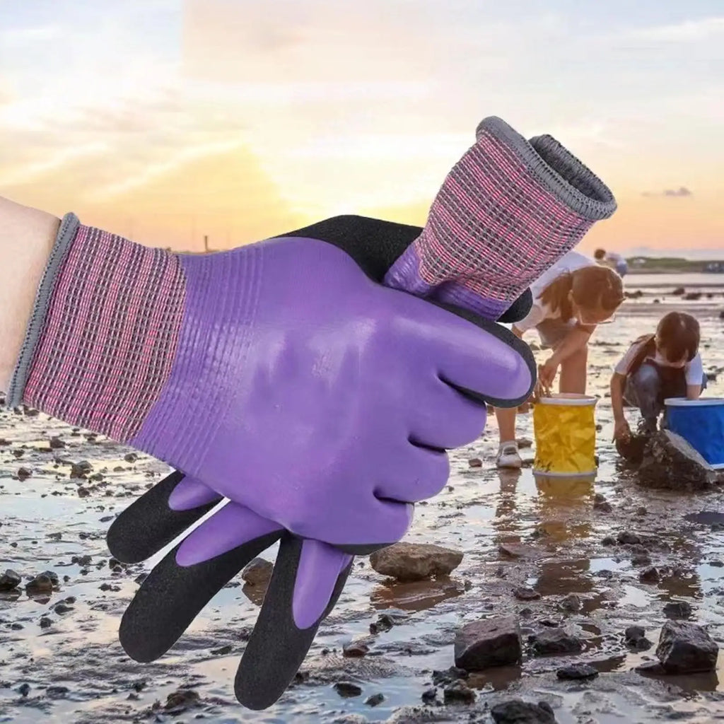 Latex Gloves protective work gloves Safety Work Gloves for Women Work Cleaning Kitchen Cooking Gardening Oven Seafood