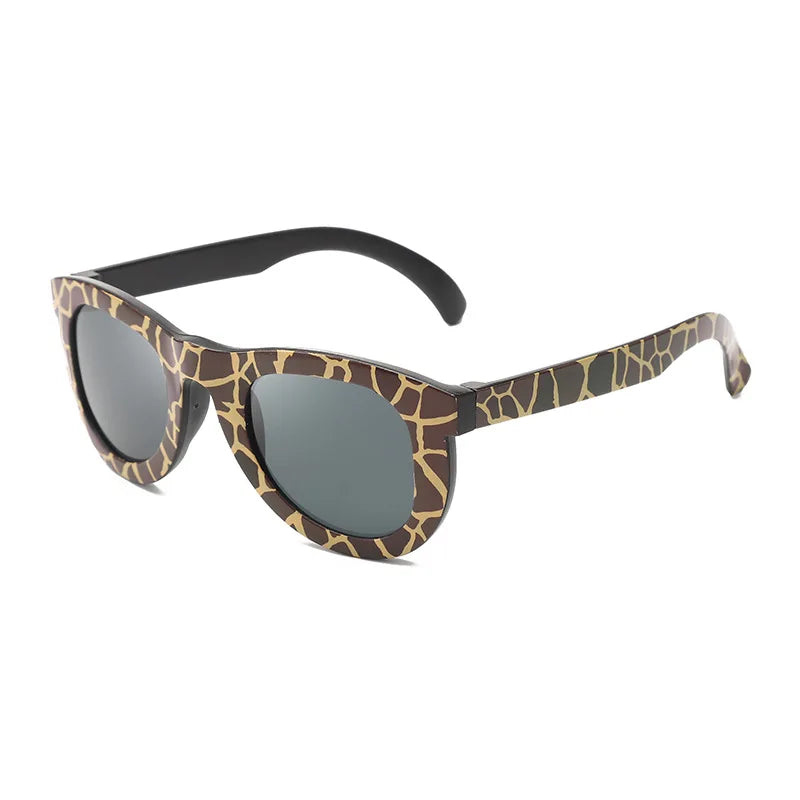 Kids Sunglasses Children Plastic Funny Animal Print Novelty Glasses Party Favors Toy Gift Wholesale Tiger Zebra Cow Camouflage