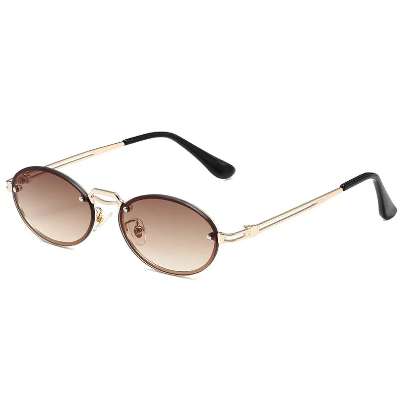Eyewear Streaming Sunglasses Men  Women Personality Oval Sun Glasses Cycling Summer Sports Fishing Running T209