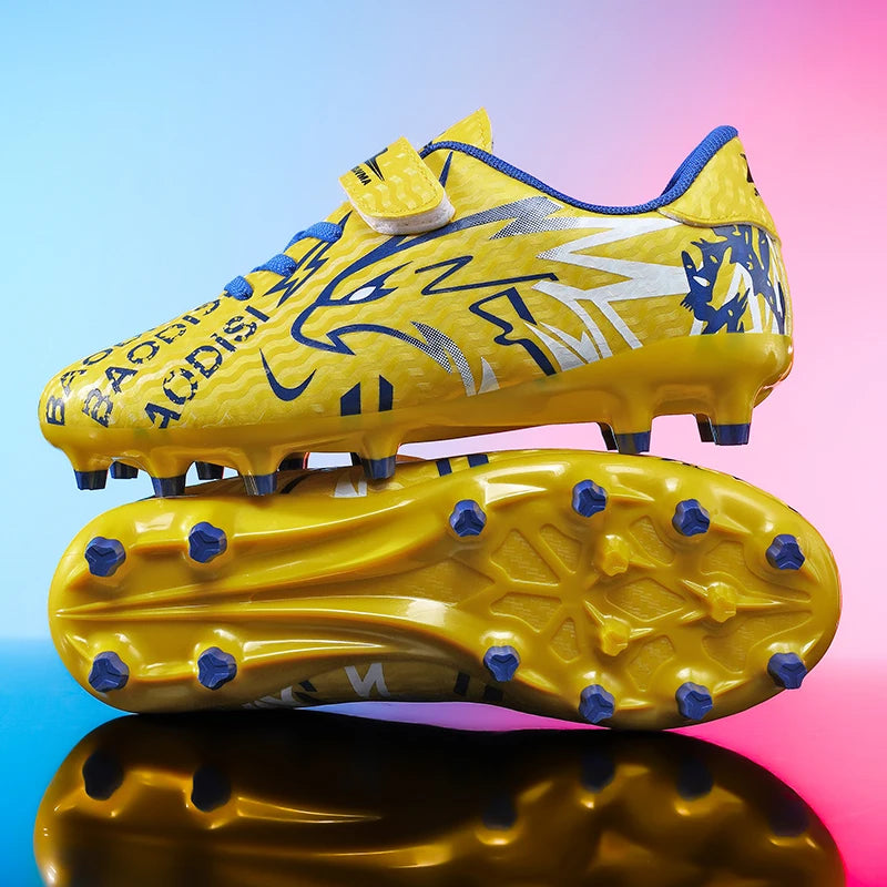 New Men Kids Soccer Shoes Non-Slip Football Boots Ultralight Cleats Match Grass Boys Professional Training Shoes Drop Shipping