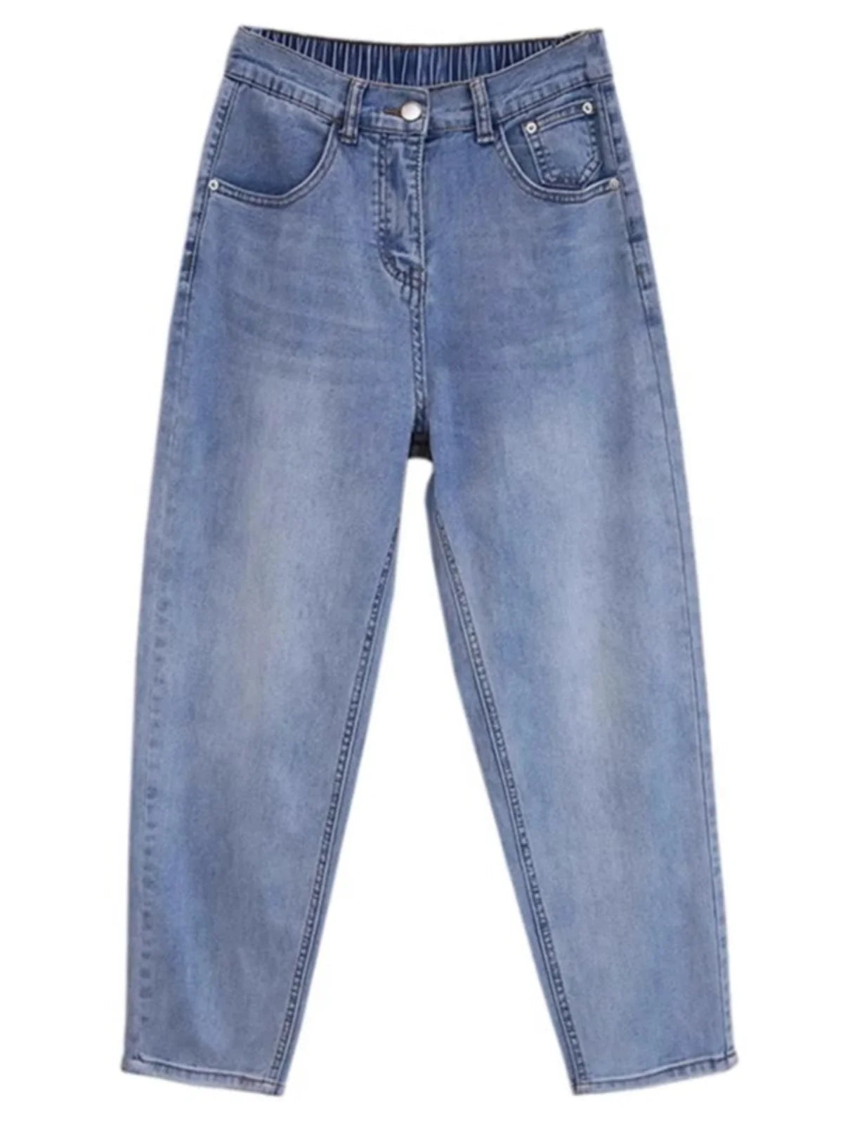 Summer New Sle Thin Large Size Women's Jeans Loose Covering Meat Harlan Pants Trendy Pear ape Body Fat Sister MM
