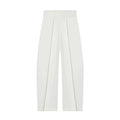 Fashionable Balloon Silhouette Pleated Pants Women's New Arrival Spring Summer Natural Waist Polyester Fiber Casual Trousers