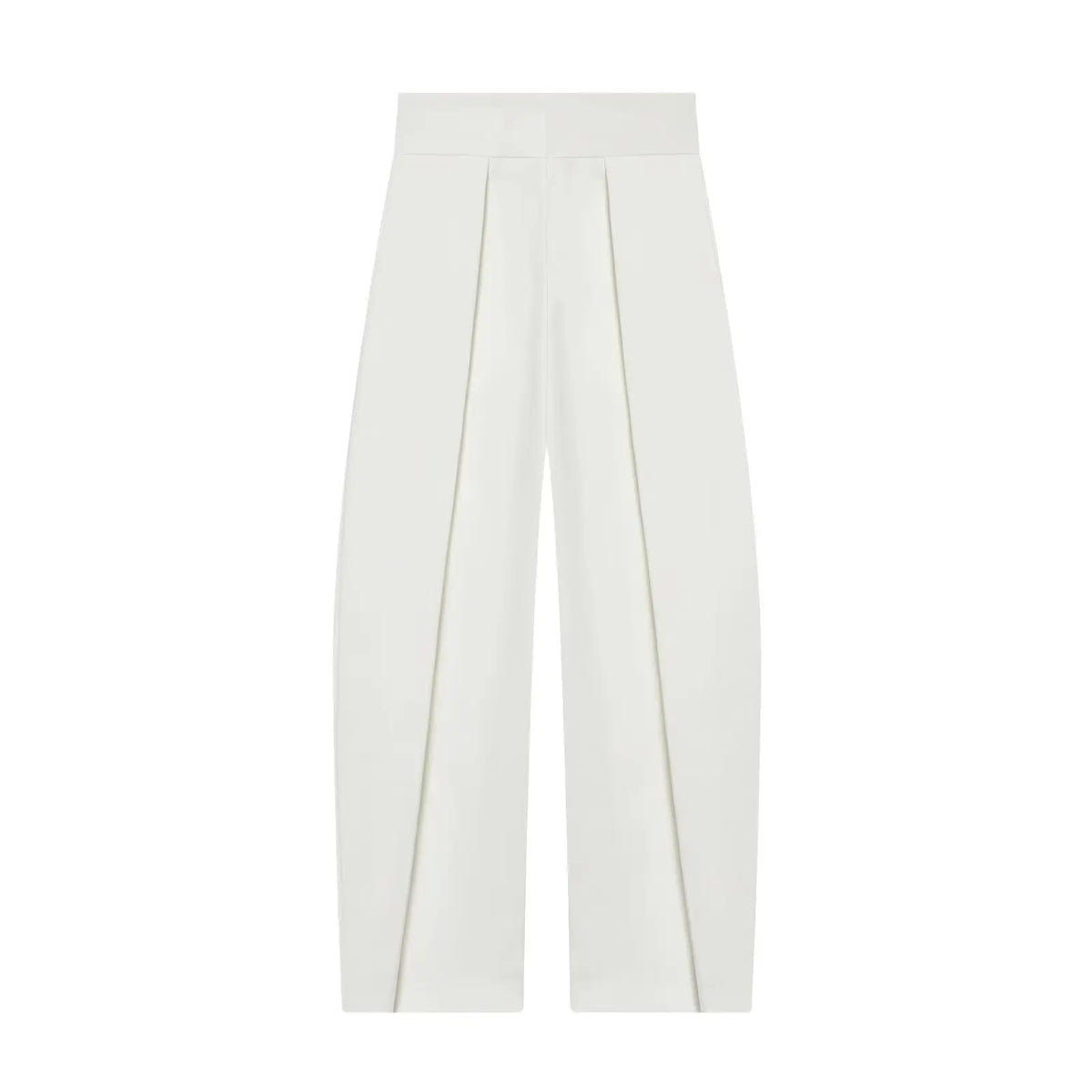 Fashionable Balloon Silhouette Pleated Pants Women's New Arrival Spring Summer Natural Waist Polyester Fiber Casual Trousers