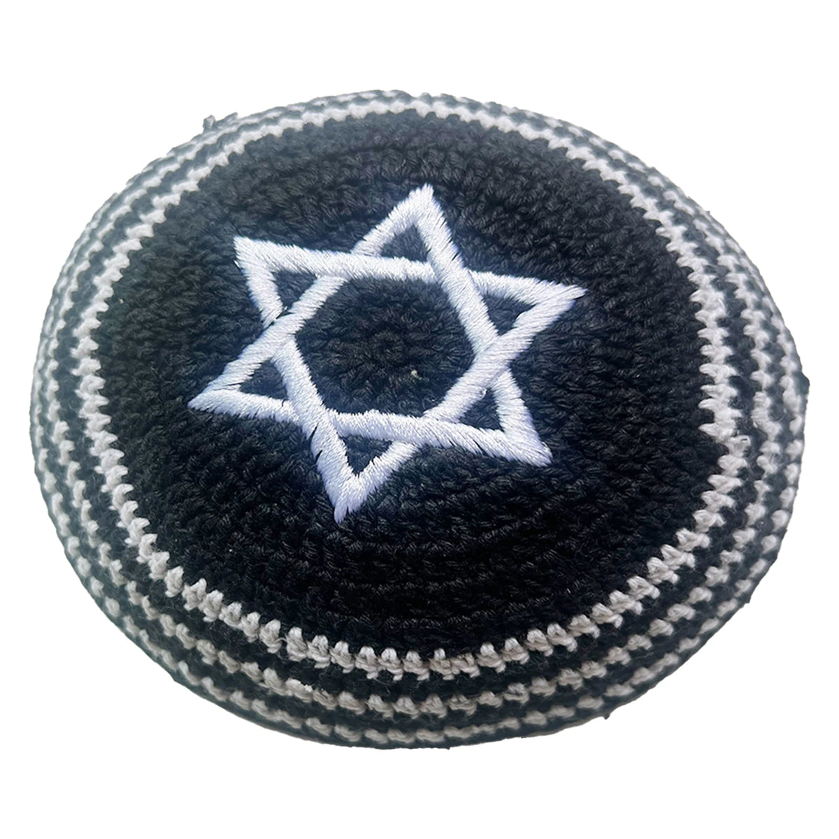 Men Yarmulke Hat Jewish Kippah Hat Hand Made Embroidered Knitted Judaica Yamaka Hats for Celebrations Bar Mitzvahs Wedding Caps