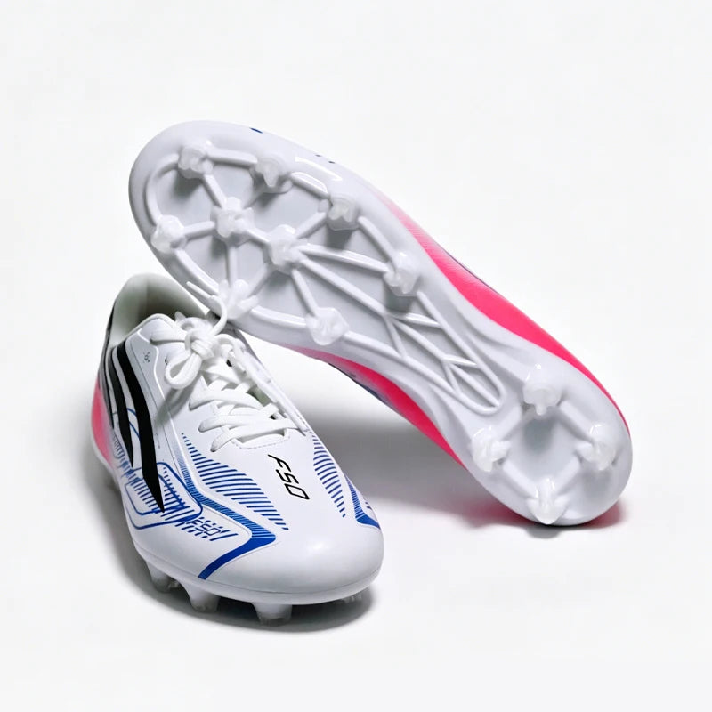 2026 NEW Soccer Shoes Mens Training Non-Slip Turf Soccer Cleats Boys TF/FG Football Sneakers Chuteira Campo 33-45