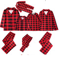 Christmas Family Pajamas Plaid Print Mother Father Kids Matching Clothes Full Sleeve Button Shirt Boy Set Girl Dress Xmas Look