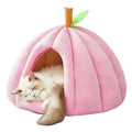 Plush Calming Pet Bed Thickened Warming Pet Sofa Non-Slip Bottom Prevents Sliding Pet Bed For Cold Floors Cozy Nook For Bedroom