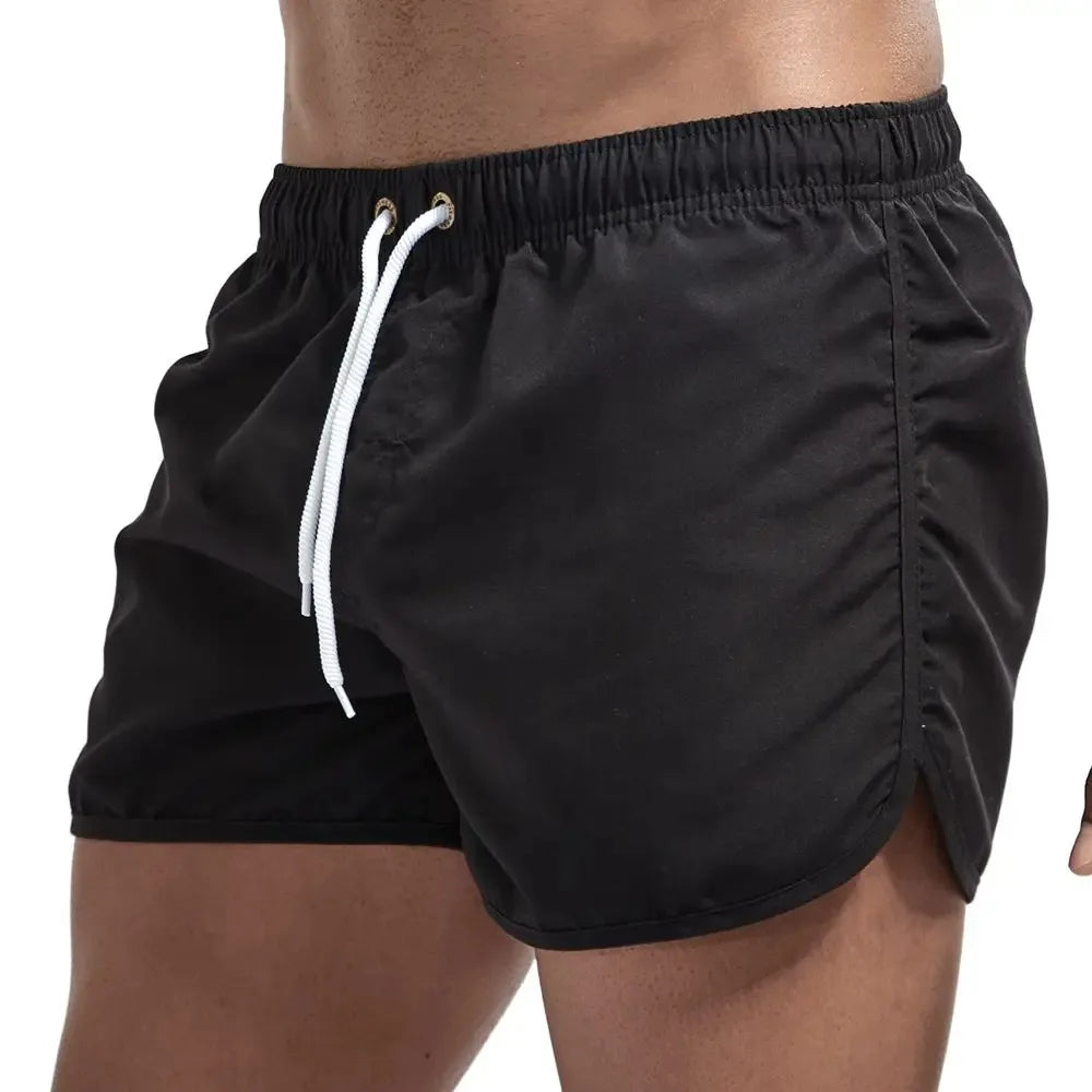 Shorts For Mens 2025 Summer Men's Swimwear Shorts Brand Beachwear Sexy Swim Trunks Men Swimsuits Low Waist Breathable Beach Wear