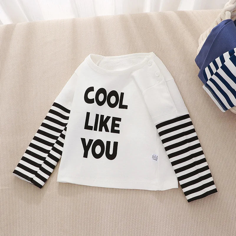 Kids T-Shirt Clothing  Children's Clothes Cartoon Tops Long Sleeve Baby Clothing Autumn Winter Cotton Print Sweatshirt Boys Girl