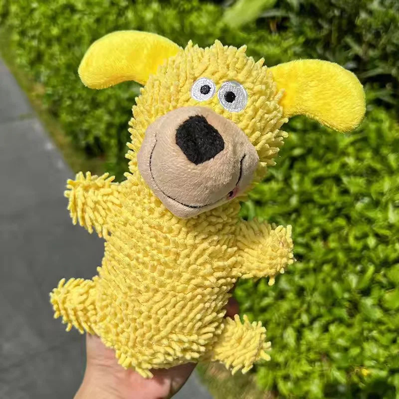 Dog Toy Squeaky Pet Chew Toy Durable Teething Molar Puppy Self Entertainment Interactive Stuffed Doll For Small Medium Dogs