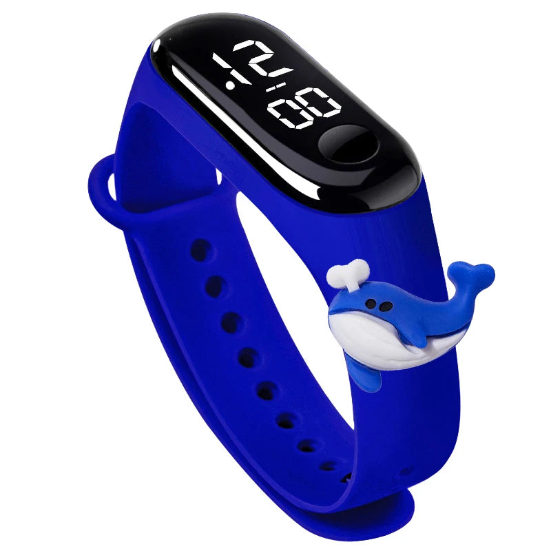 Fashion Children Watches For Boys Girls Electronic Bracelet Sports Touch LED Cartoon Doll Kids Watch Women Waterproof Clock