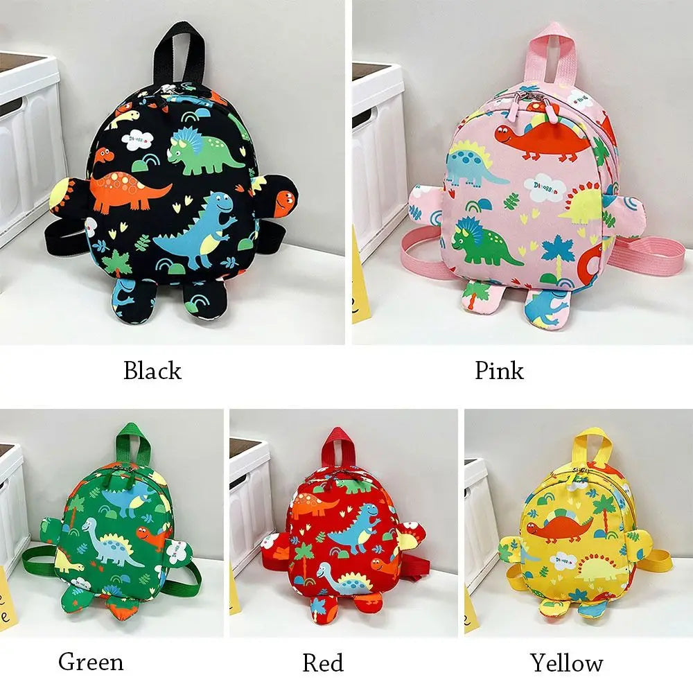 Children Boys Girls Nylon Cartoon Dinosaur  Backpacks Kindergarten Schoolbag School Bags Kid Backpack
