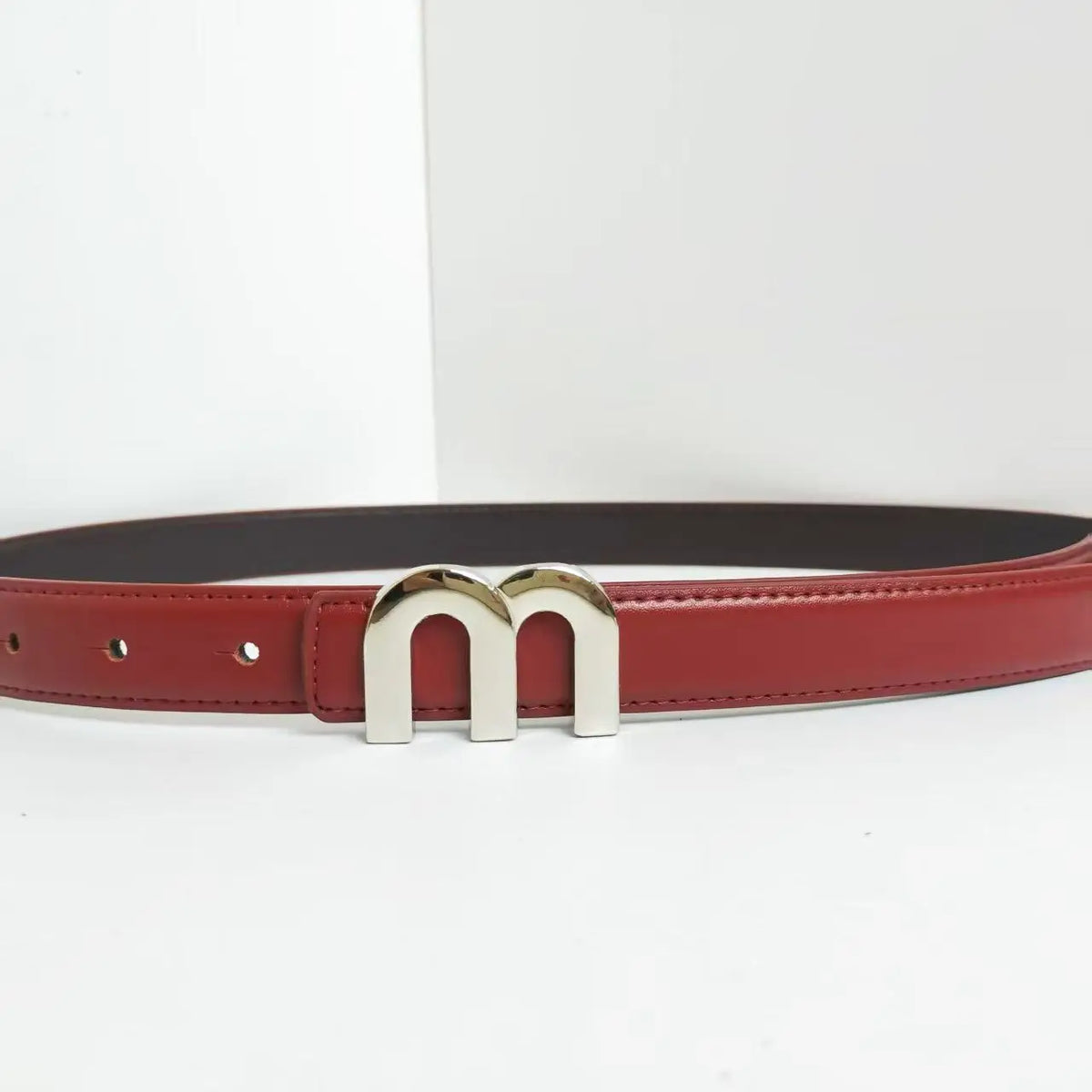 Women's Belt M. High-Quality Silver Buckle Is Best Paired With Dress Jeans Women's Belts