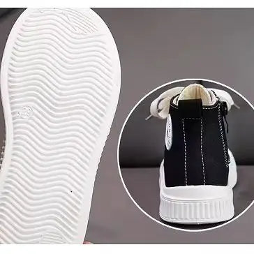 Children sports shoes outdoor indoor boys and girls non-slip canvas shoes campus students