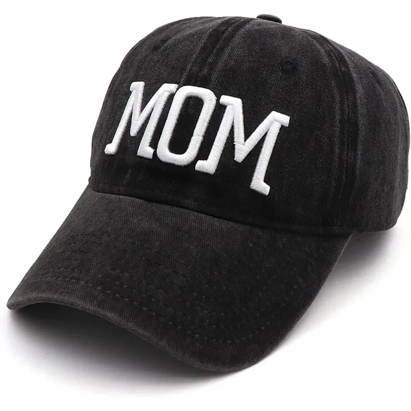 Mom and Dad Hats Fathers Day Mom Dad Gifts Hat Embroidered Adjustable Baseball Caps Gift for Couples Parents pd