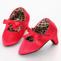 10CM/10.5CM Fashion Infant Newborn Baby Girl High Heels Shoes Princess Bow First Birthday Party Shoes Photo Props Shoes