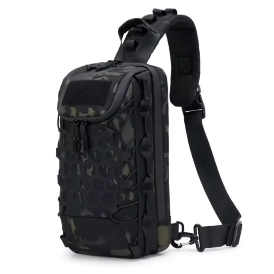 Men's Outdoor Chest Bag Tactical Sports Sling Shoulder Backpack Commuting Pack Hiking Climbing Cycling Fishing MOLLE Sling Bags