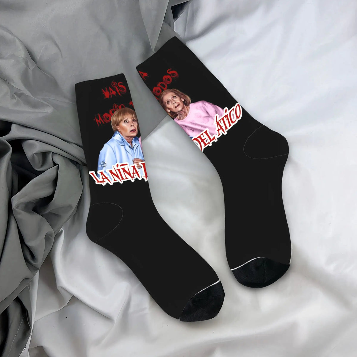 Aquí No Hay Quien Viva Socks  Design Stockings Non Slip Adults Men Socks Medium Soft Winter Elegant Running Sports Socks