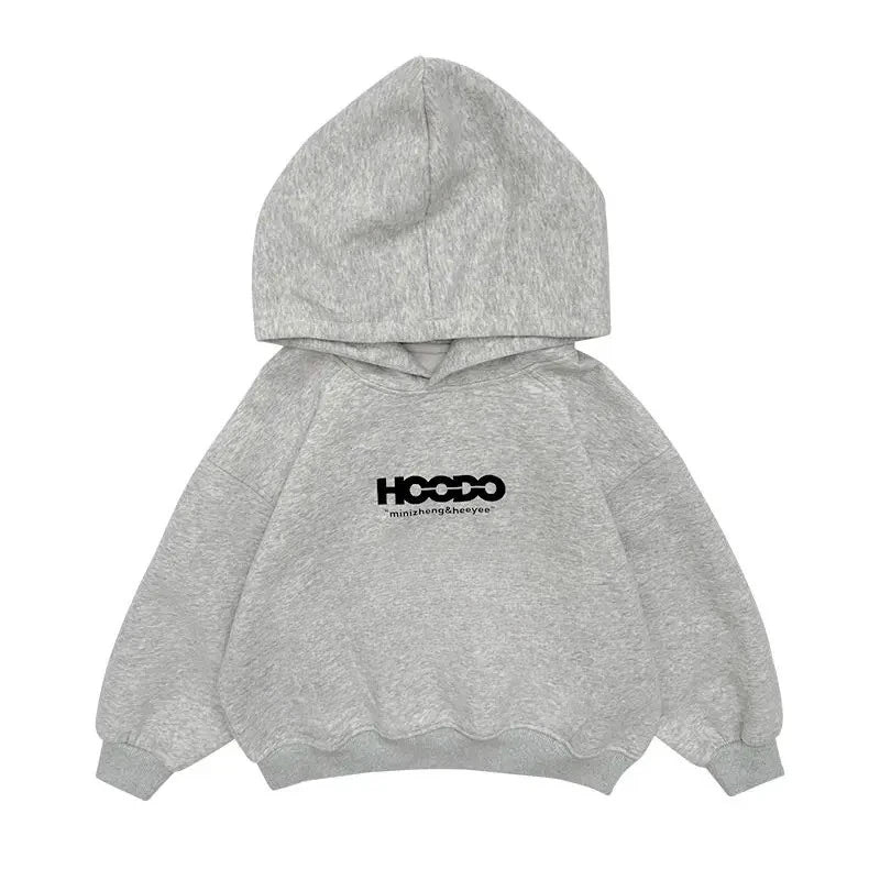 Winter/ Autumn children's Korean-style hooded sweatshirt. Boys'and girls' comfortable,breathable,large-sized and warm outerwear.