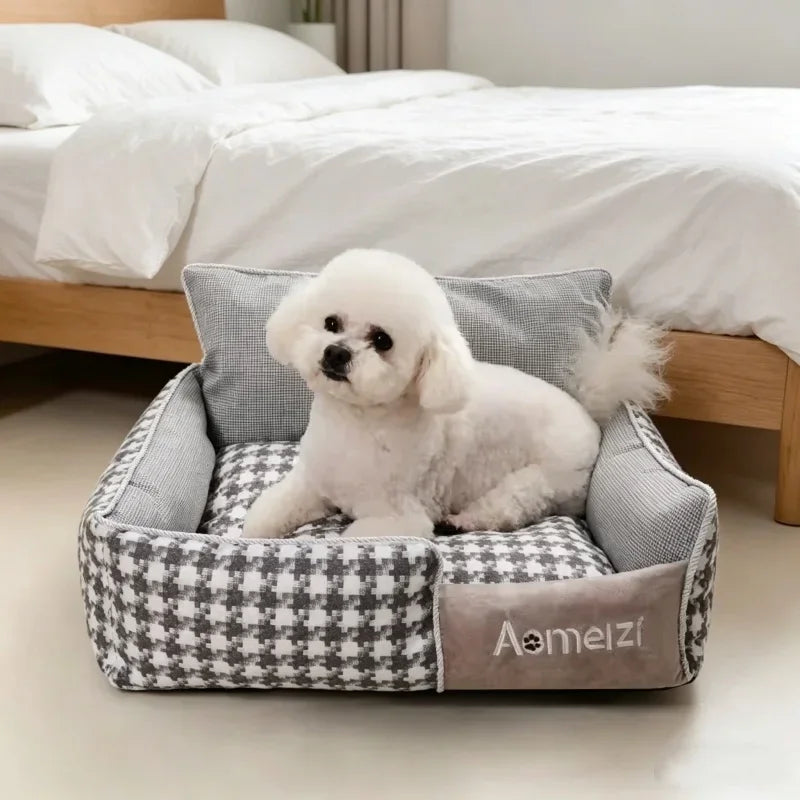 Warm Soft Pet Bed Removable Washable Sofa Cushion Pet Mat Indoor Kennel Sleeping House for Puppy Cat Dog Daily Pet Supplies