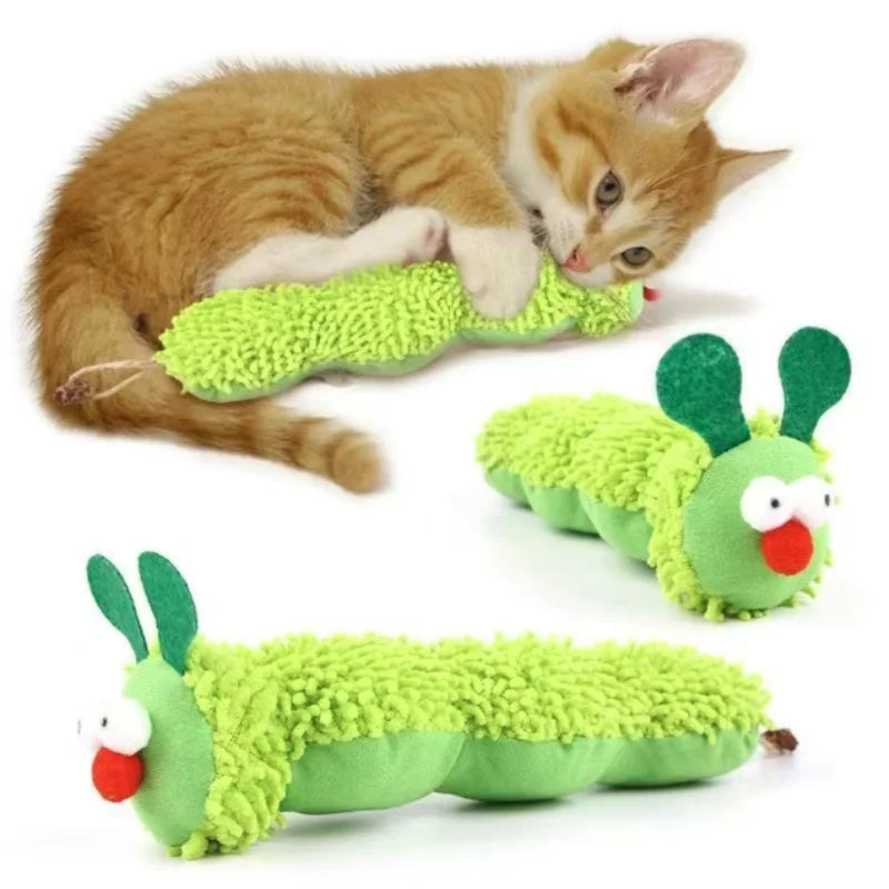 Pet Plush Cat Toy for Boredom Relief Scratch Bite Resistant Small Animal Playtime Accessory Self-Pleasure Amusing