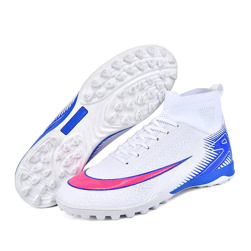 New Men Football Boots Kids Cleats Grass Soccer Shoes Futsal Indoor Ankle Match Training TF/FG Hot-selling Sport High-quality