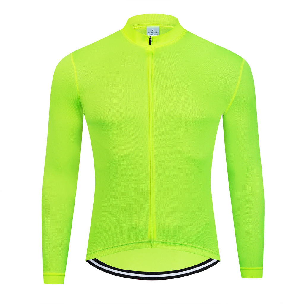 Men's and Women's Cycling Sportswear, Long-Sleeved, Form-Fitting Cycling Sportswear, Road Cycling Sportswear, Professional Team