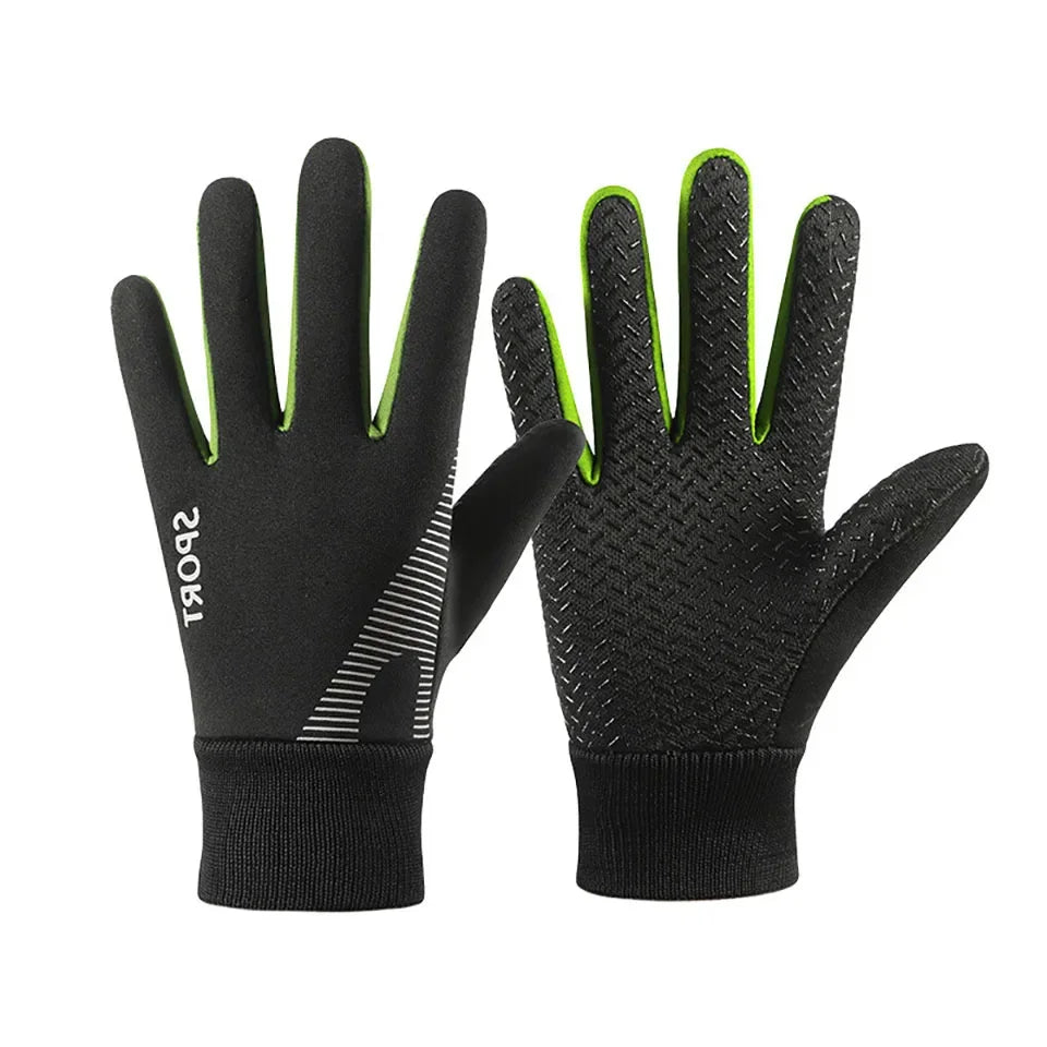 1 Pair Kids Winter Warm Sports Gloves - Cold Weather Water-Resistant Children Mittens Age 5-13 Years Boys Girls