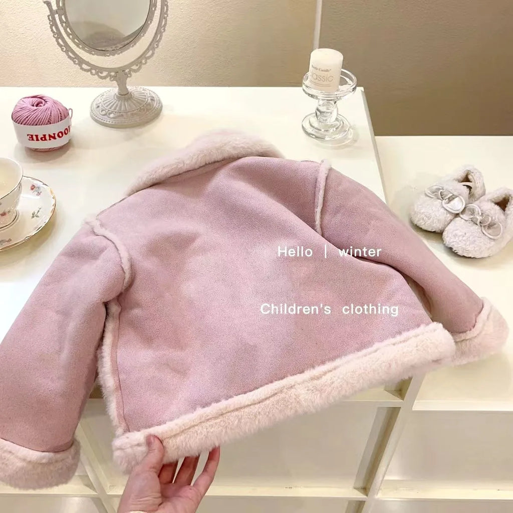 Children's Coats Fleece and Thickened Winter Coat for Children Kids Jackets for Girls Winter Coat Boys Clothes