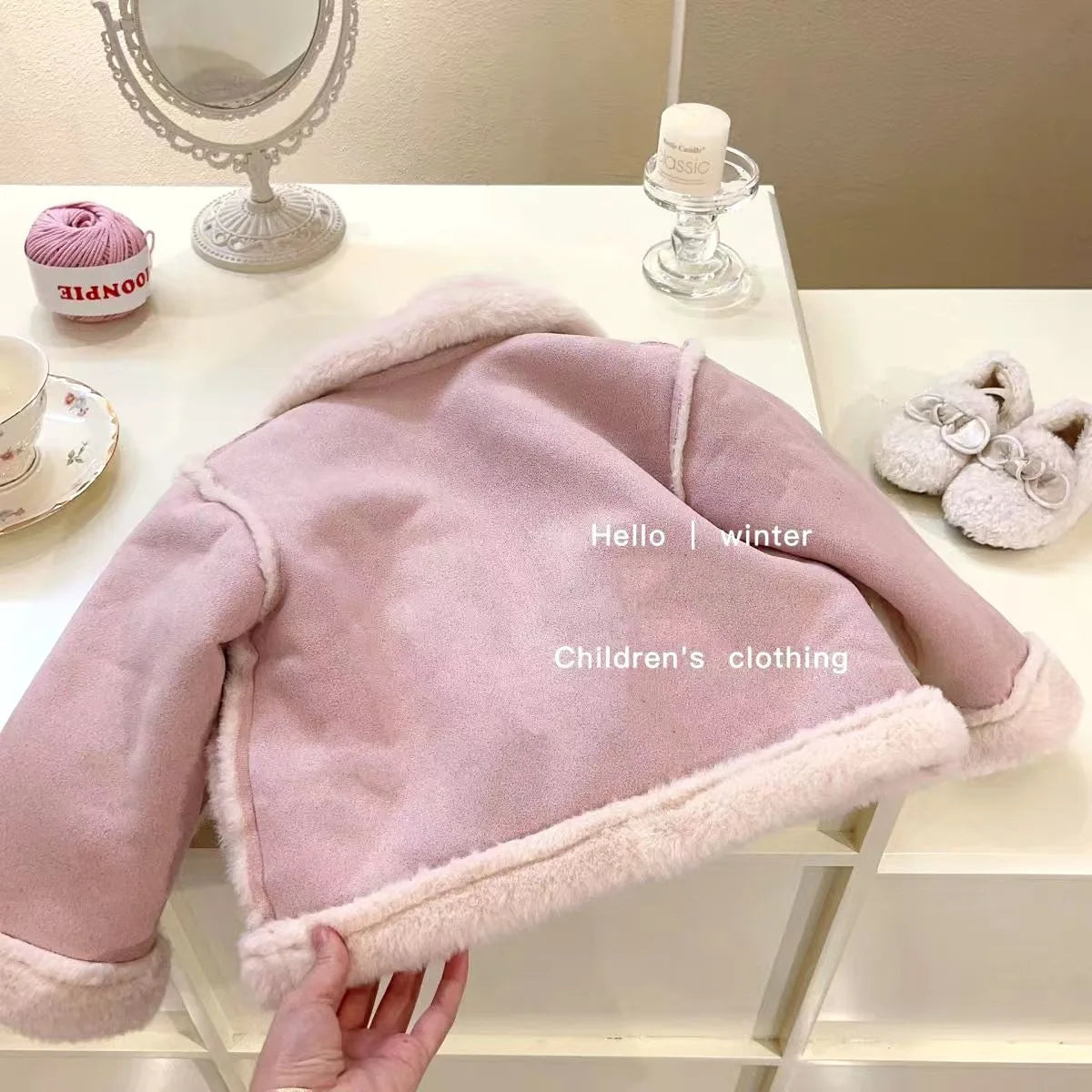 Children's Coats Fleece and Thickened Winter Coat for Children Kids Jackets for Girls Winter Coat Boys Clothes