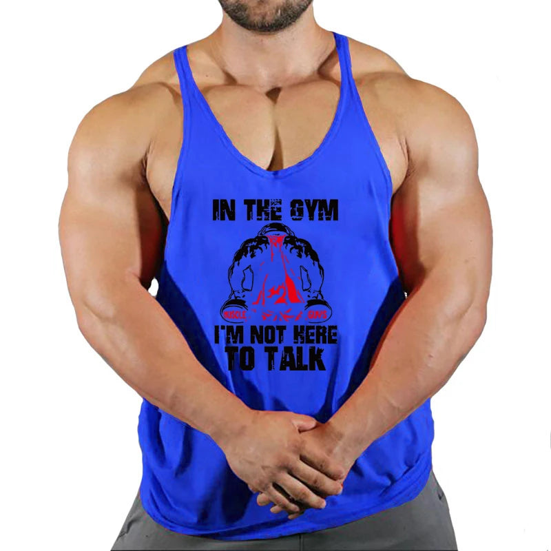 Summer New Men's Casual Muscle Tank Top Cotton Underwear Sleeveless Solid Breathable Round Neck Outdoor Fitness Tank Top Vest