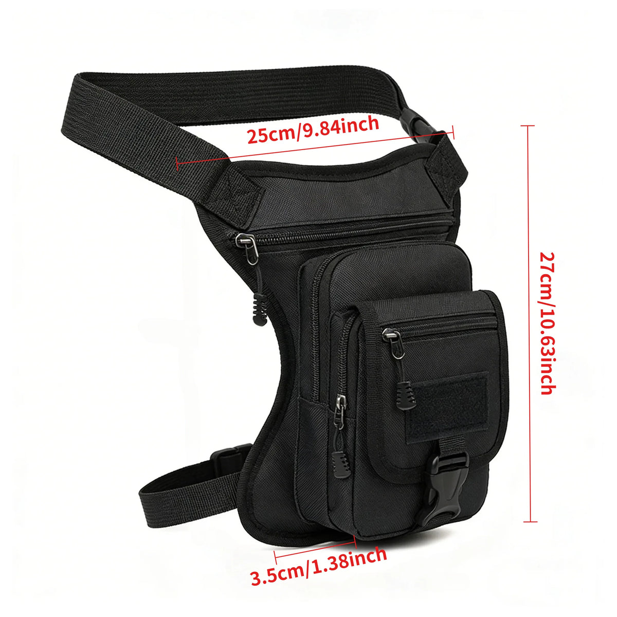 Motorcycle Thigh Bag for Men Women - Drop Leg Bag with Adjustable Strap,Thigh Pack for Riding, Outdoor Sports, and Travel