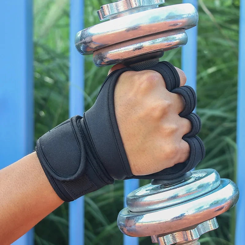 Training Sport Gloves for Men Women Workout Gloves Fitness Body Building Weightlifting Gym Hand Wrist Palm Protector Gloves