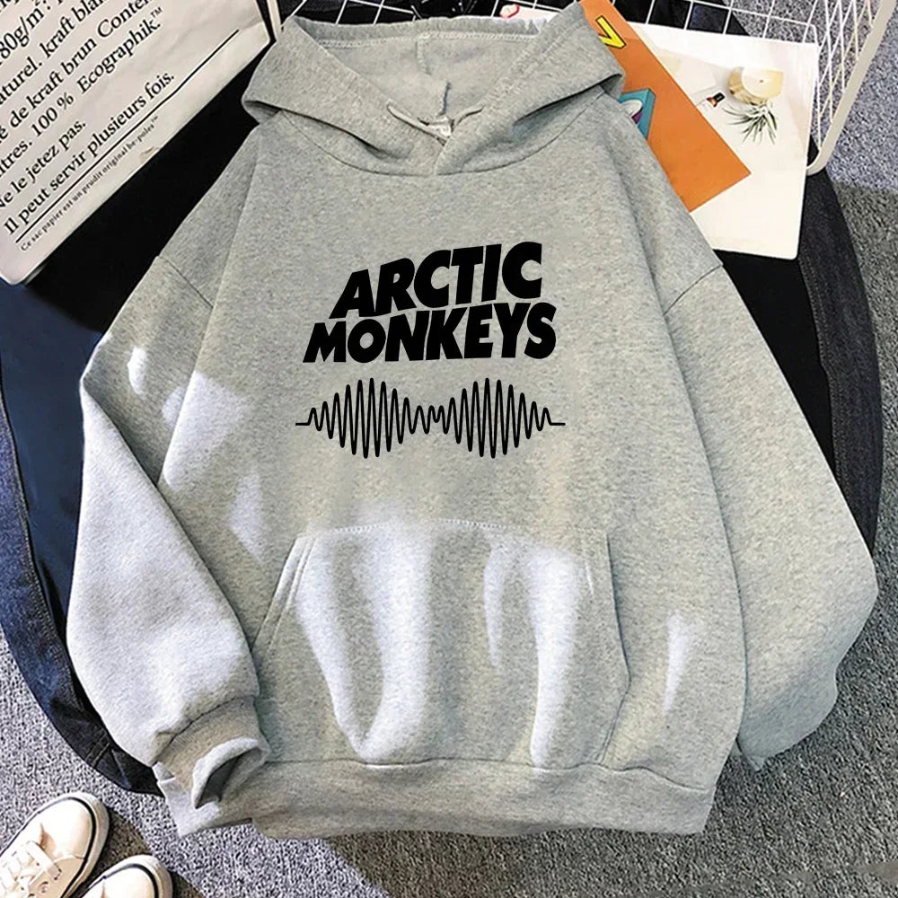 Autumn Men Women Fashion Hoodies Rock Arctic Monkeys Print Hoodie Hip Hop Women Coats Rapper Sweater Unisex Clothing Harajuku