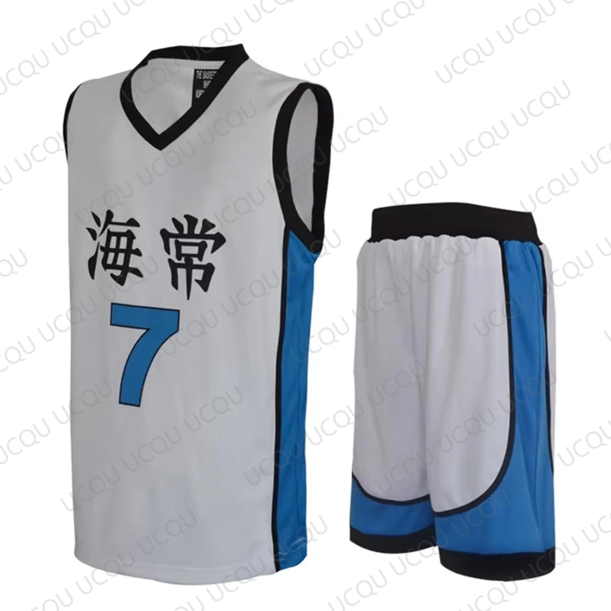 Anime Kuroko no Basket Basuke Cosplay Jersey Sets GAKUEN School Uniform Aomine Daiki Basketball Sportswear T Shirt Shorts Suits