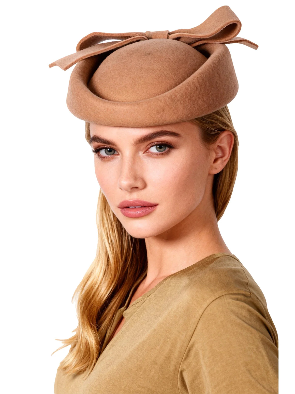 Women Church Fascinators Hats Black Vintage Wool Wedding Pillbox Tea Party Hat Fedora Felt Fedora Red For Ladies Derby Hat