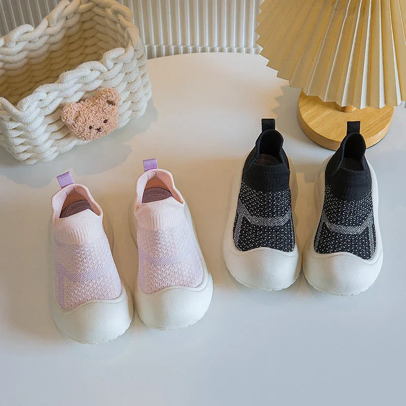 Kids Sneakers for Girls Simple Solid Color Children Tennis Shoes Soft Bottom School Versatile Boys Causal Fashion Sports Shoes