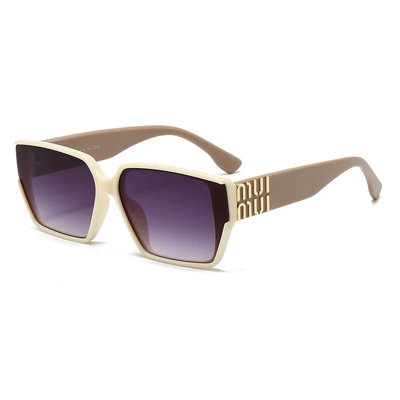 New Luxury MM Glamour Sunglasses For Men And Women Stylish Classic Brand Glasses Unisex Designer Square Shades UV400