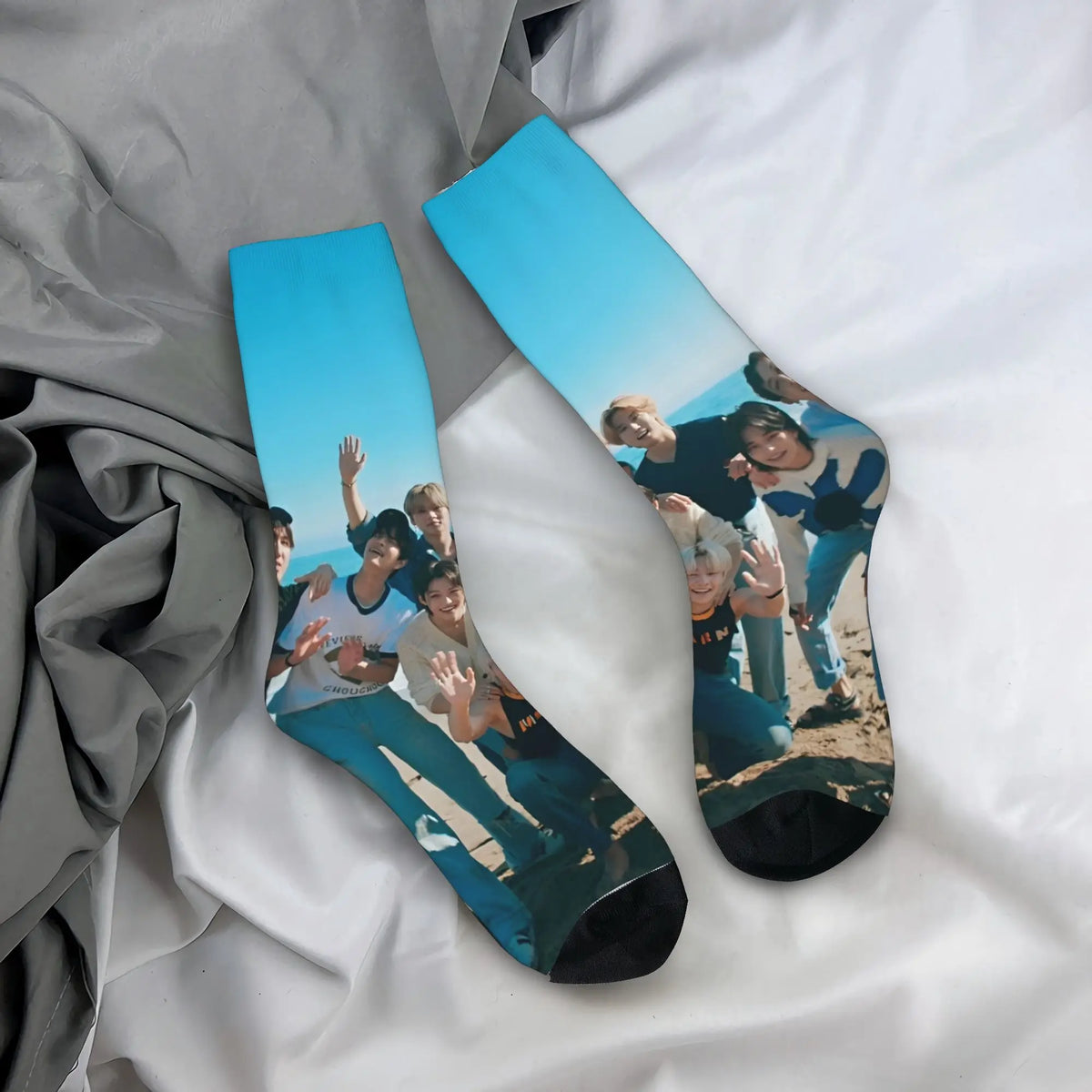 Stockings for Kids  Design Gothic Socks Autumn Socks KPOP S-Strays Band Hyunjin  Felix Bang Chan Men Outdoor Quality Socks