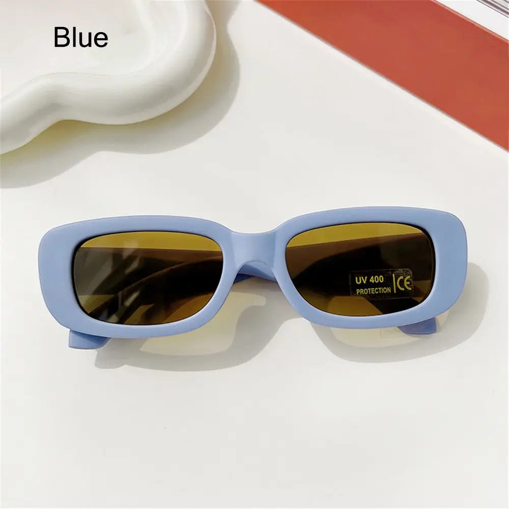 Kids Sunglasses Boy Girls Small Square Frame Sun Glasses Children Baby Stylish Matte Rectangle Goggles UV400 Eyewear Shades 2024