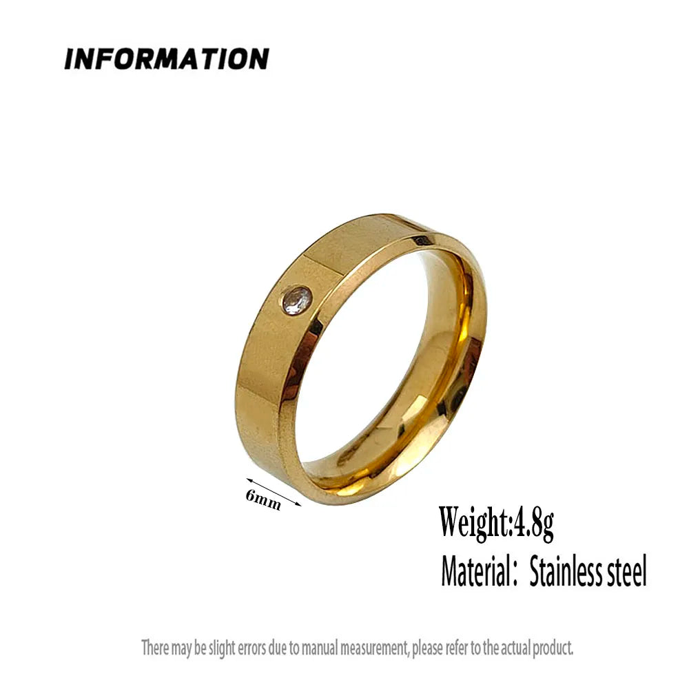 Classic Western European and American Fashion Jewelry Wedding Rings for Men and Women Titanium Alliance Fans