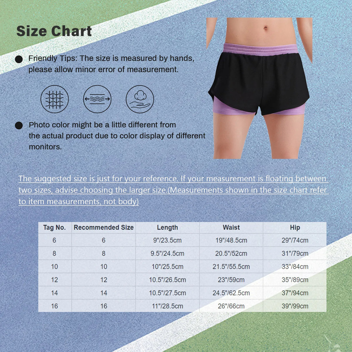 Kids Yoga Sports Shorts for Children Girls Workout Clothing Double-Layer Contrasting Shorts Running Cycling Bottoms Costumes