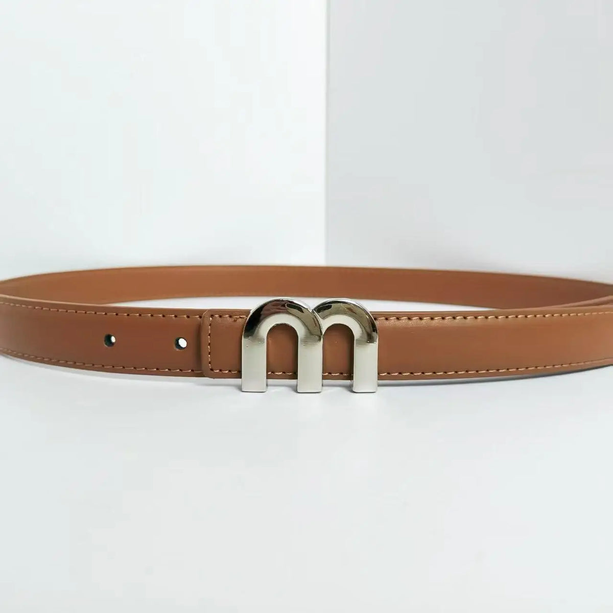 Women's Belt M. High-Quality Silver Buckle Is Best Paired With Dress Jeans Women's Belts