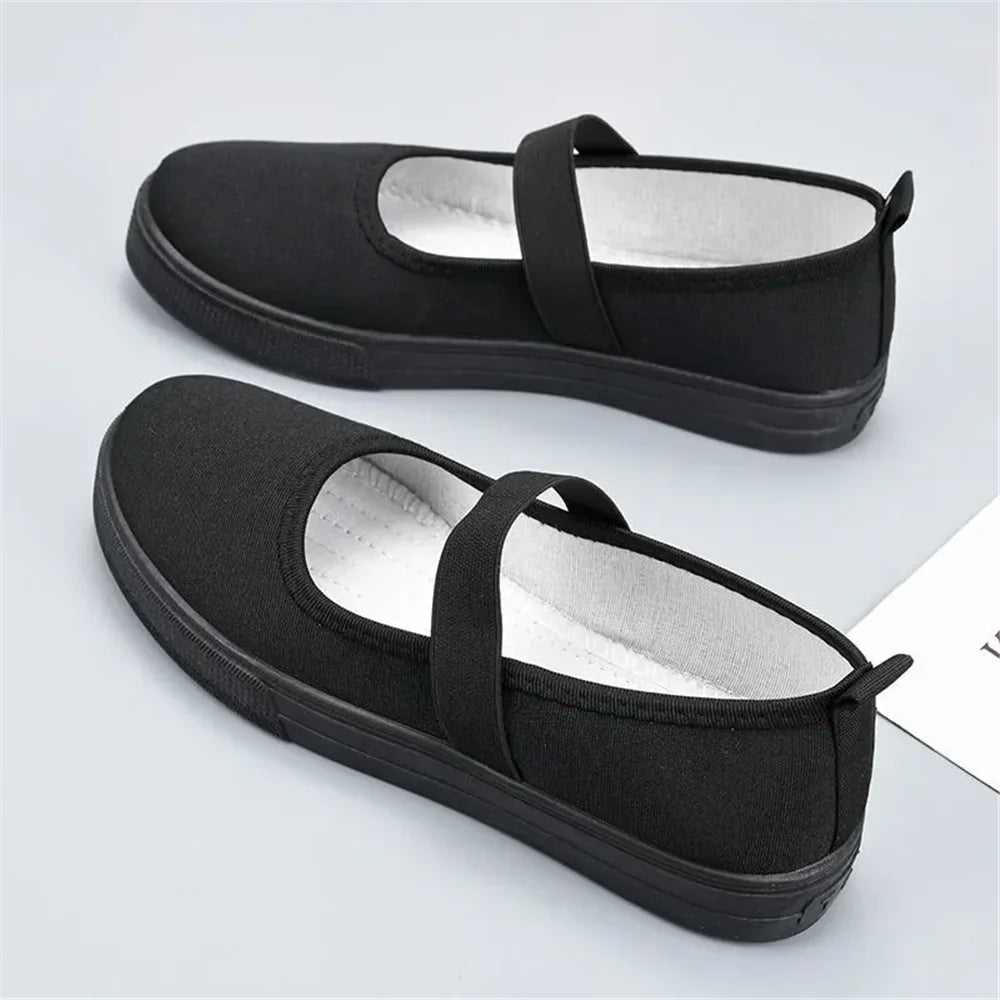 Zapatos De Mujer Women Cute Light Weight Demin Flat Platform Shoes Lady Fashion Sweet Slip on Shoes Teenager Casual Shoes E5286