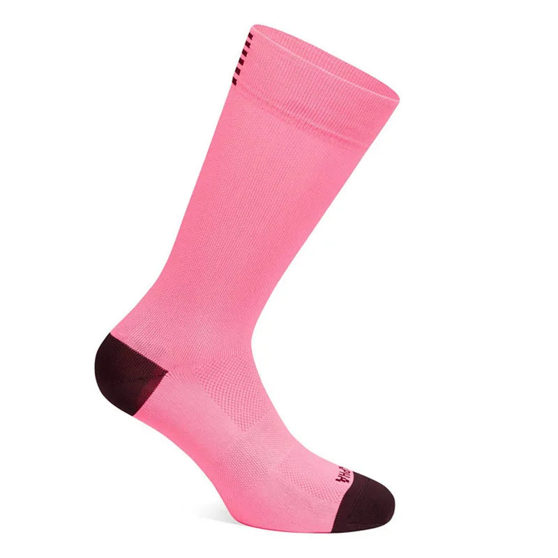 2 Pairs Cycling Socks Men Mesh Breathable High Quality Professional Competition Brand Sport Running Socks Road Bicycle Socks