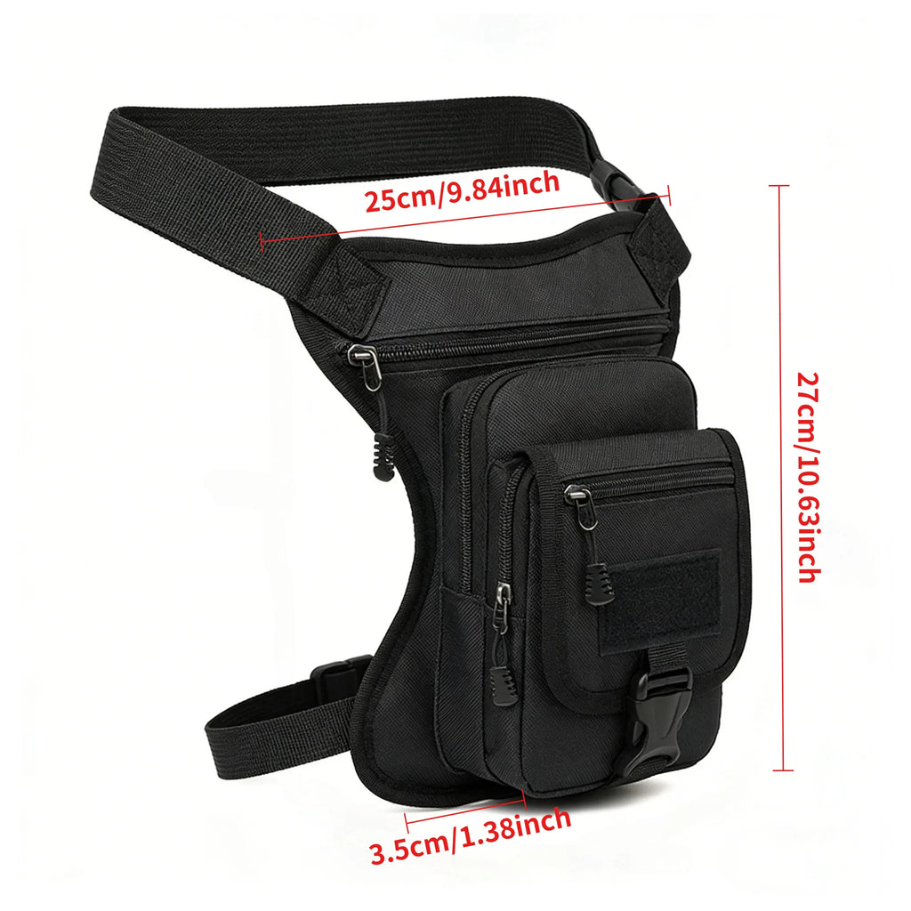 Motorcycle Thigh Bag for Men Women - Drop Leg Bag with Adjustable Strap,Thigh Pack for Riding, Outdoor Sports, and Travel