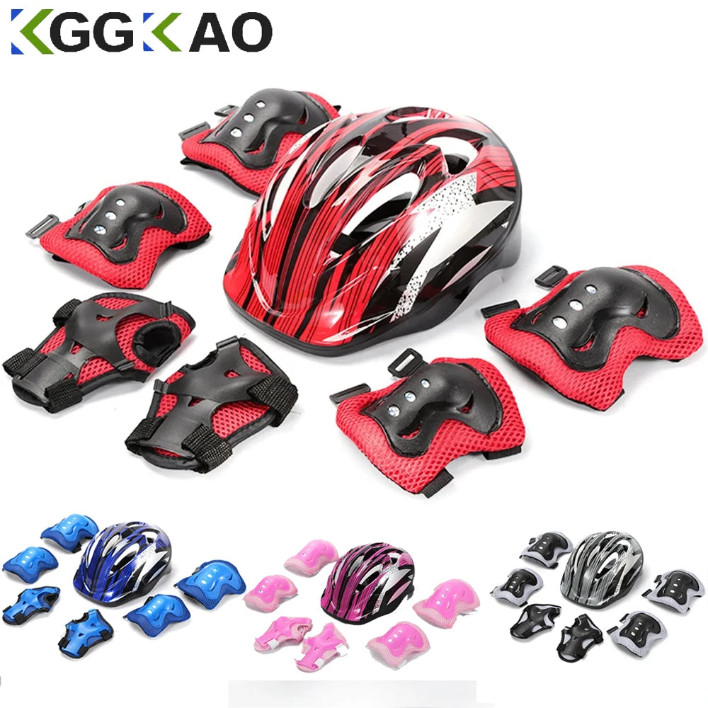 Kids Knee Pads and Elbow Pads Guards Protective Gear Set Safety Gear for Roller Skates Cycling Bike Skateboard Sports