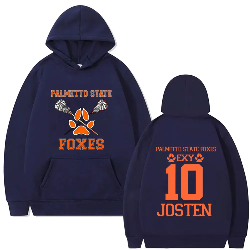 All for The Game The Foxhole Court Palmetto State Foxes JOSTEN Graphic Hoodie Men Women Fashion Casual Fleece Pullover Hoodies
